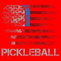 Us Flag Pickleball Player Paddleball Lover Santa Hat thumb 1