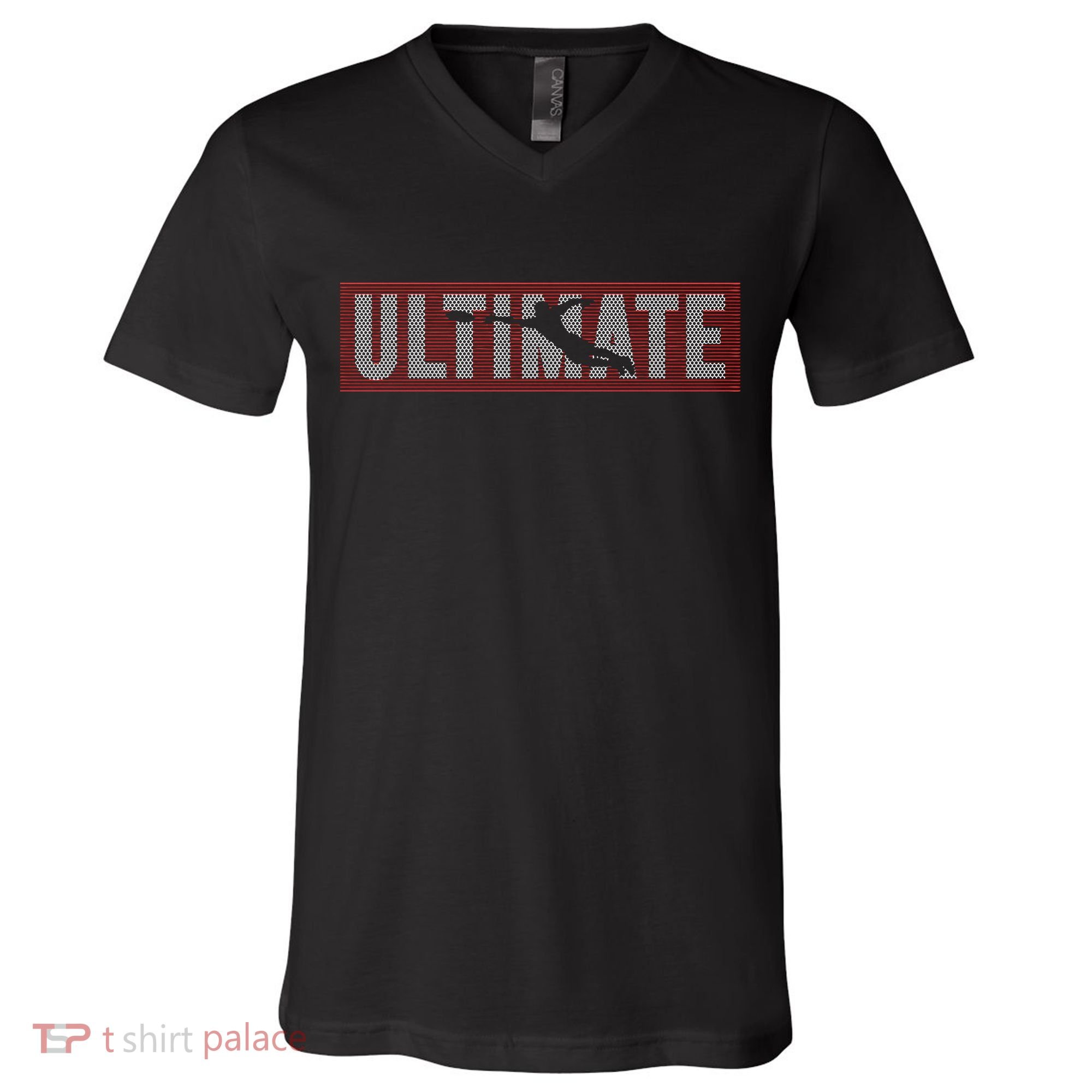 Ultimate Frisbee Player Disc Golf V-Neck T-Shirt