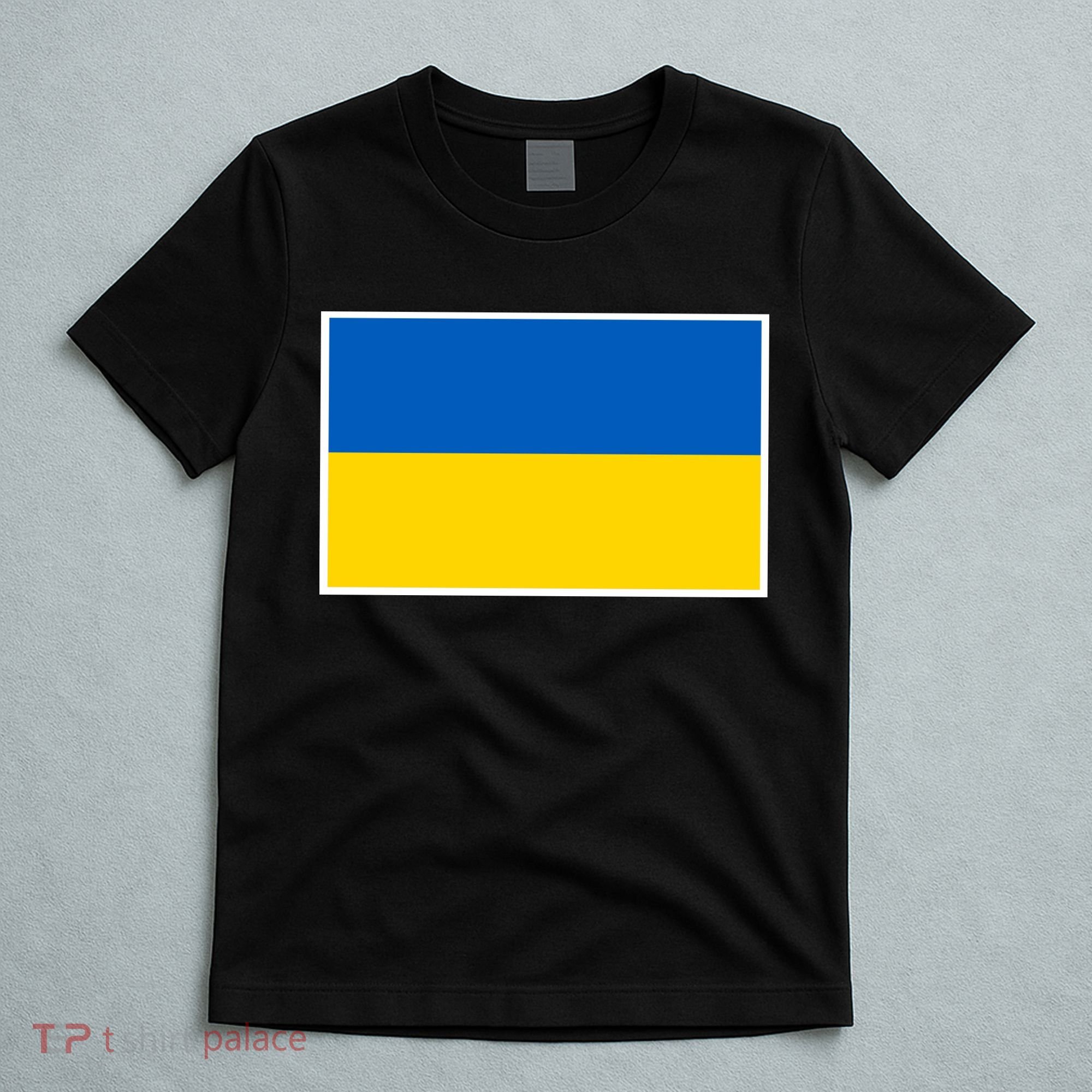 Ukraine Flag Pocket Logo Ukrainian National Colors T-Shirt