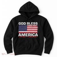 Usa Flag Patriotic God Bless America Hoodie thumb 0