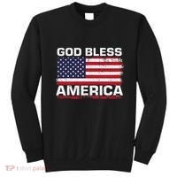 Usa Flag Patriotic God Bless America Sweatshirt thumb 0