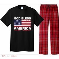 Usa Flag Patriotic God Bless America Pajama Set thumb 0