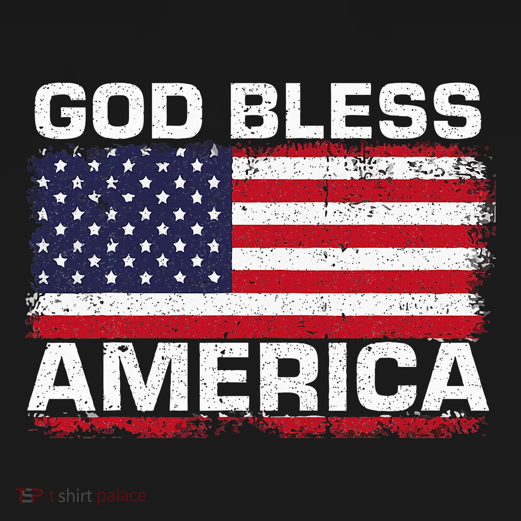 Usa Flag Patriotic God Bless America Women's Hoodie