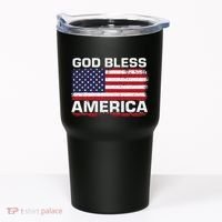 Usa Flag Patriotic God Bless America Tumbler thumb 0