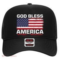 Usa Flag Patriotic God Bless America Hat thumb 0