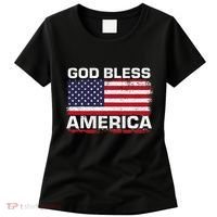 Usa Flag Patriotic God Bless America Women's T-Shirt thumb 0