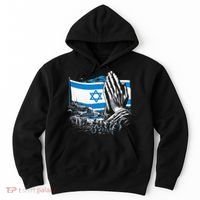 usa flag Pray for Israel Hoodie thumb 0