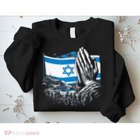 usa flag Pray for Israel Sweatshirt thumb 2