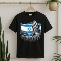 usa flag Pray for Israel T-Shirt thumb 2