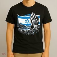usa flag Pray for Israel T-Shirt thumb 3
