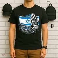 usa flag Pray for Israel T-Shirt thumb 6