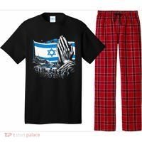 usa flag Pray for Israel Pajama Set thumb 0