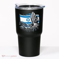 usa flag Pray for Israel Tumbler thumb 0