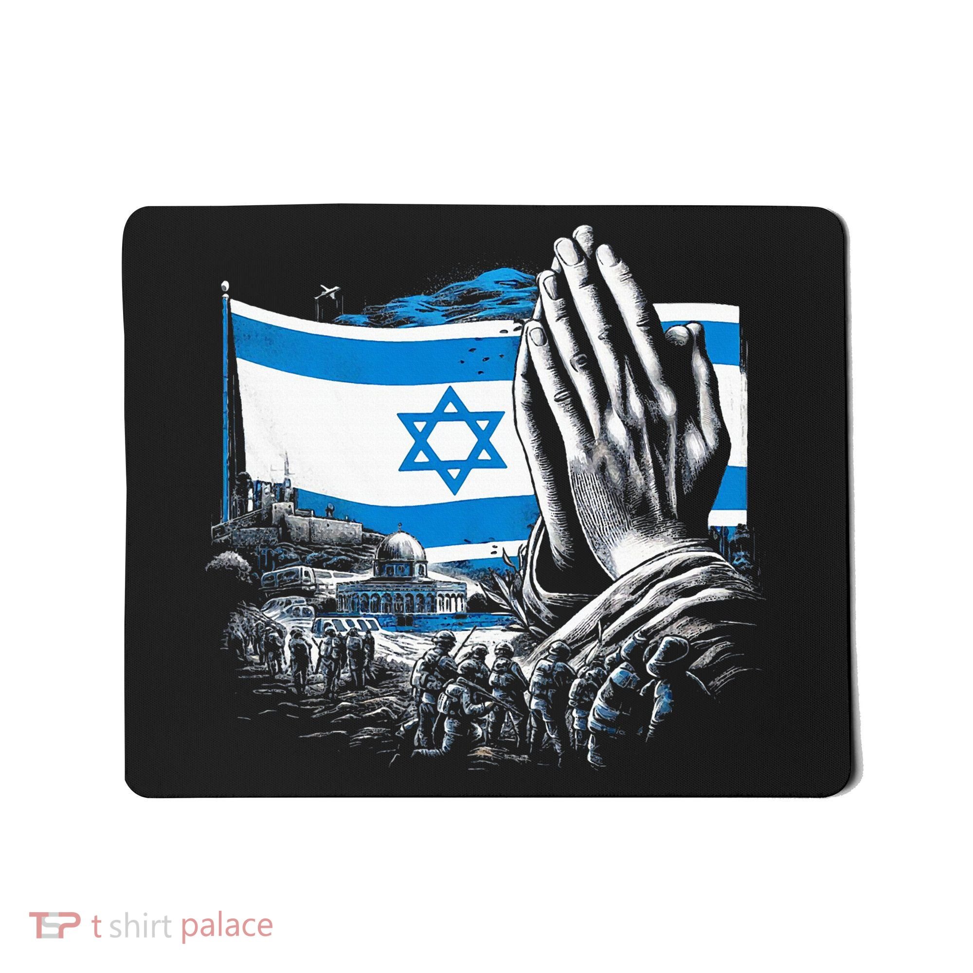 usa flag Pray for Israel Mousepad