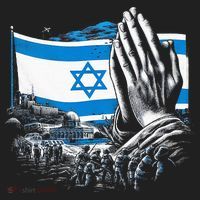 usa flag Pray for Israel Hat thumb 2