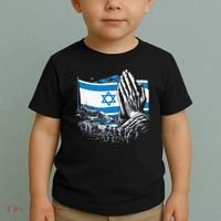 usa flag Pray for Israel Toddler T-Shirt thumb 2