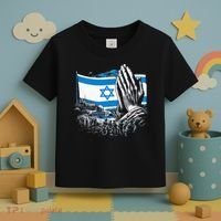usa flag Pray for Israel Toddler T-Shirt thumb 3