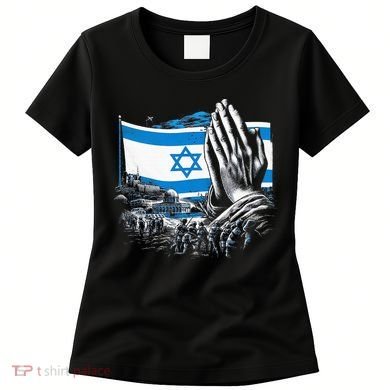 usa flag Pray for Israel Women's T-Shirt