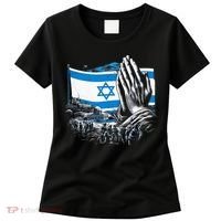 usa flag Pray for Israel Women's T-Shirt thumb 0