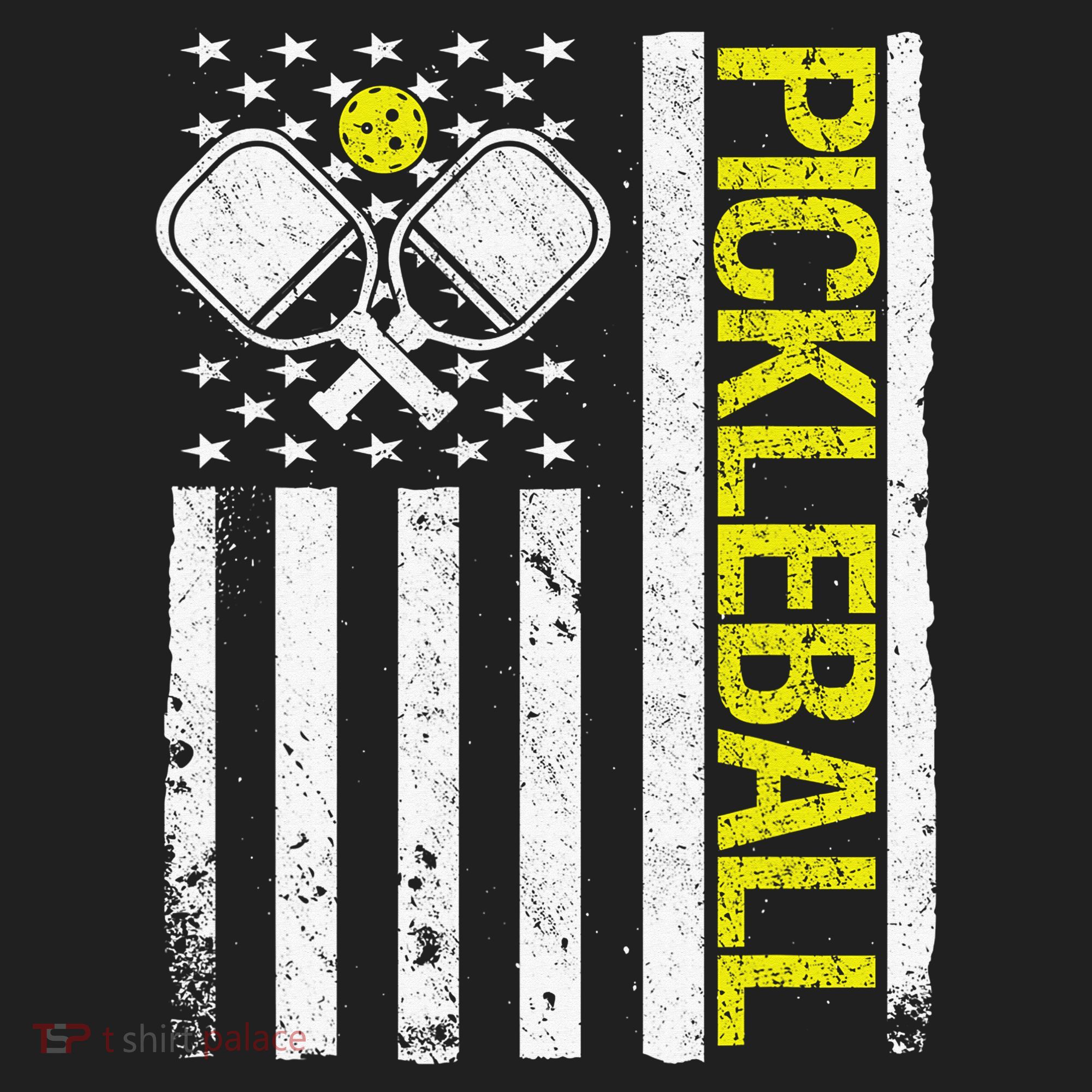 US Flag Pickleball Player Paddleball Lover Women's Sweatshirt