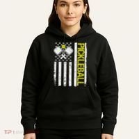 US Flag Pickleball Player Paddleball Lover Hoodie thumb 5