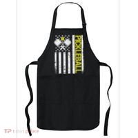 US Flag Pickleball Player Paddleball Lover Apron thumb 0