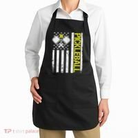 US Flag Pickleball Player Paddleball Lover Apron thumb 2