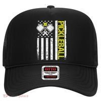 US Flag Pickleball Player Paddleball Lover Hat thumb 0