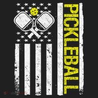 US Flag Pickleball Player Paddleball Lover Hat thumb 2