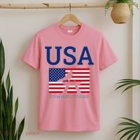 Usa Flag Pommel Horse Gymnastics Team American Gymnast T-Shirt thumb 2