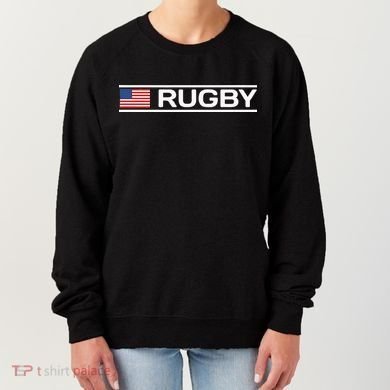 Usa Flag Rugby Women's Sweatshirt