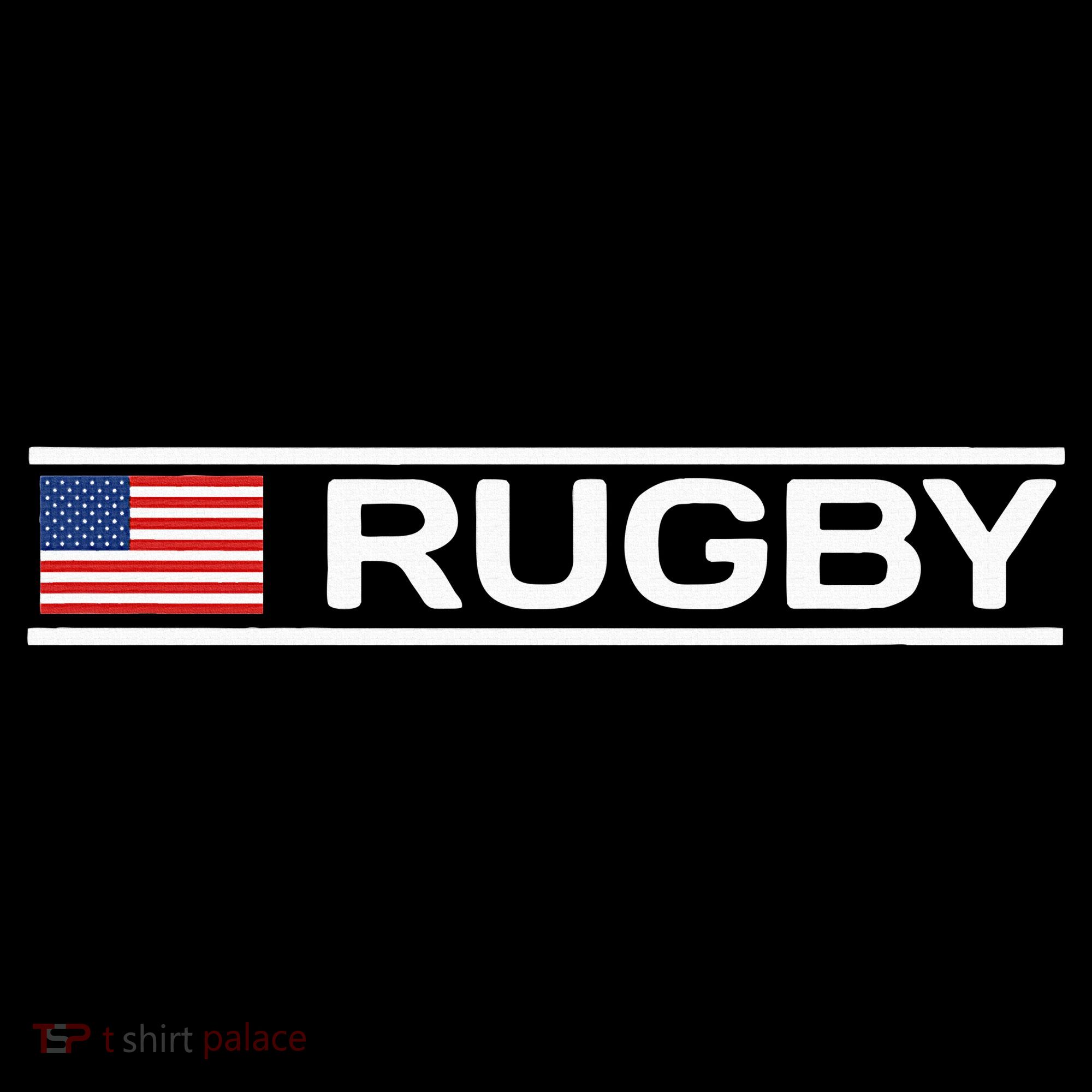 Usa Flag Rugby Women's Hoodie