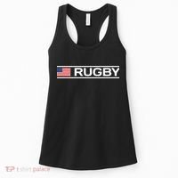 Usa Flag Rugby Women's Tank Top thumb 0