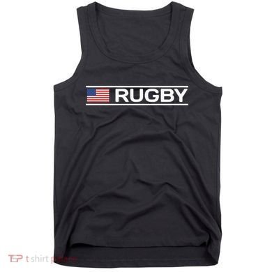 Usa Flag Rugby Tank Top