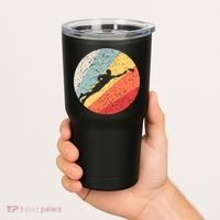 Ultimate Frisbee Retro Distressed Tumbler thumb 2
