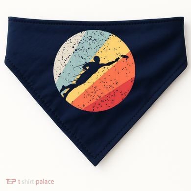 Ultimate Frisbee Retro Distressed USA-Made Doggie Bandana