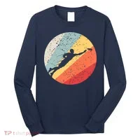 Ultimate Frisbee Retro Distressed Long Sleeve Shirt thumb 0