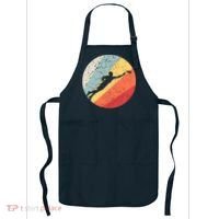 Ultimate Frisbee Retro Distressed Apron thumb 0