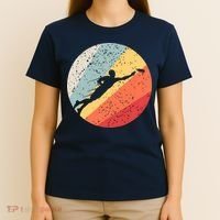 Ultimate Frisbee Retro Distressed T-Shirt thumb 4