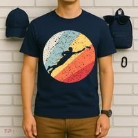 Ultimate Frisbee Retro Distressed T-Shirt thumb 6