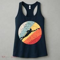 Ultimate Frisbee Retro Distressed Women's Tank Top thumb 3