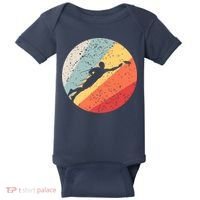 Ultimate Frisbee Retro Distressed Baby Bodysuit thumb 0