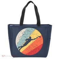 Ultimate Frisbee Retro Distressed Tote Bag thumb 0