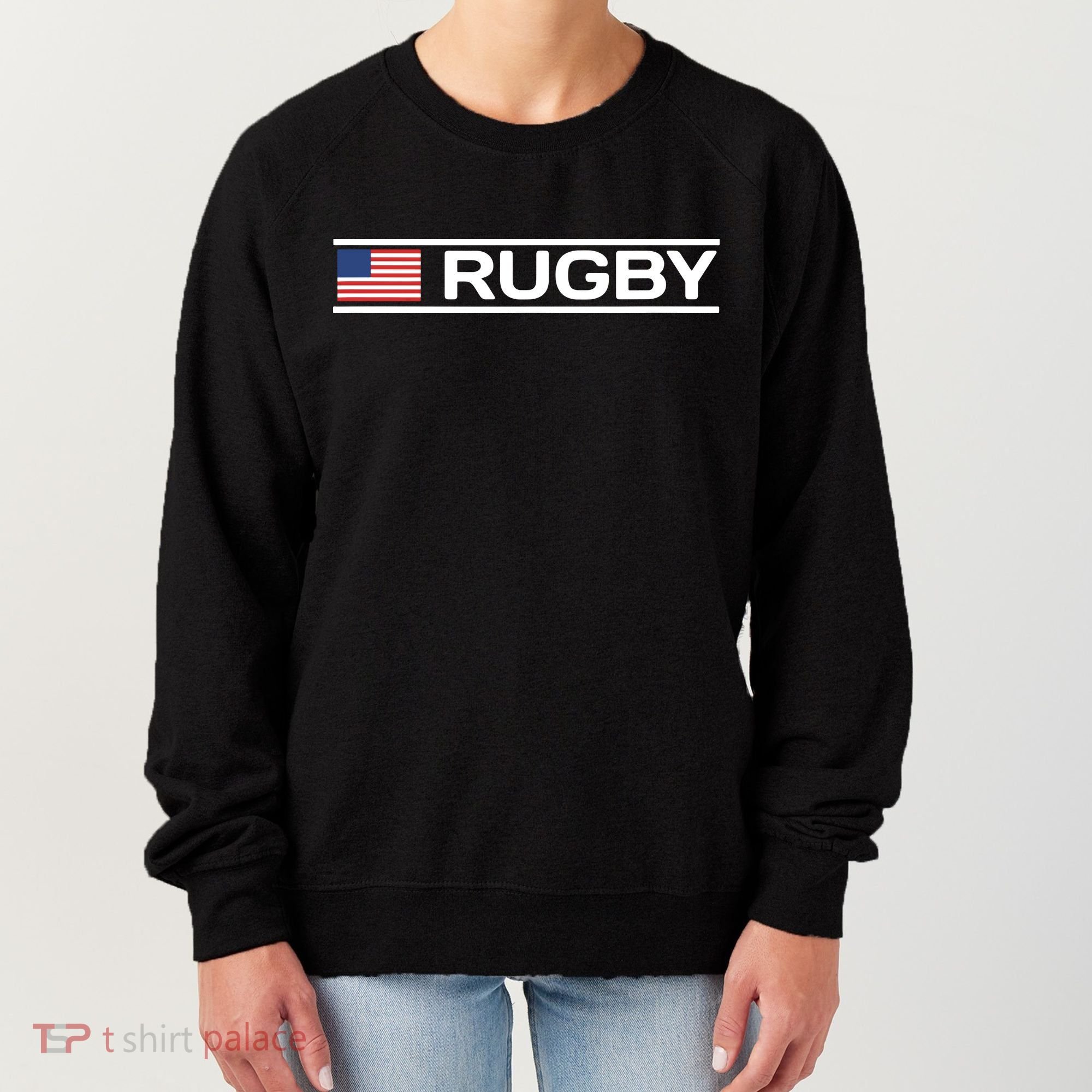 USA Flag Rugby Women's Sweatshirt