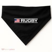 USA Flag Rugby USA-Made Doggie Bandana thumb 0