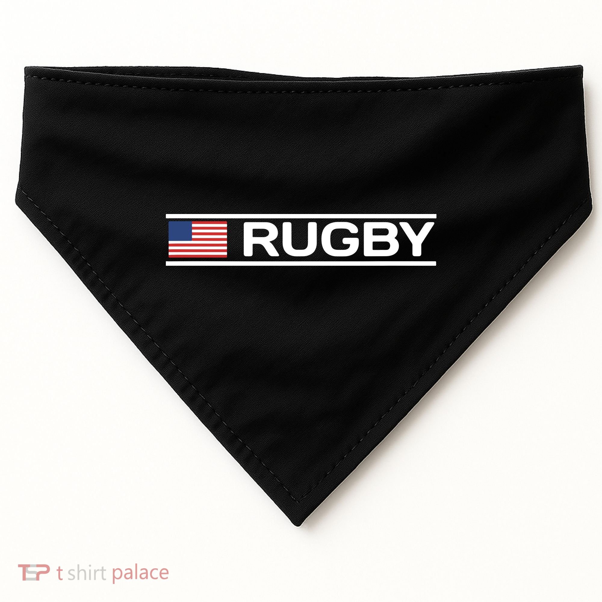 USA Flag Rugby USA-Made Doggie Bandana