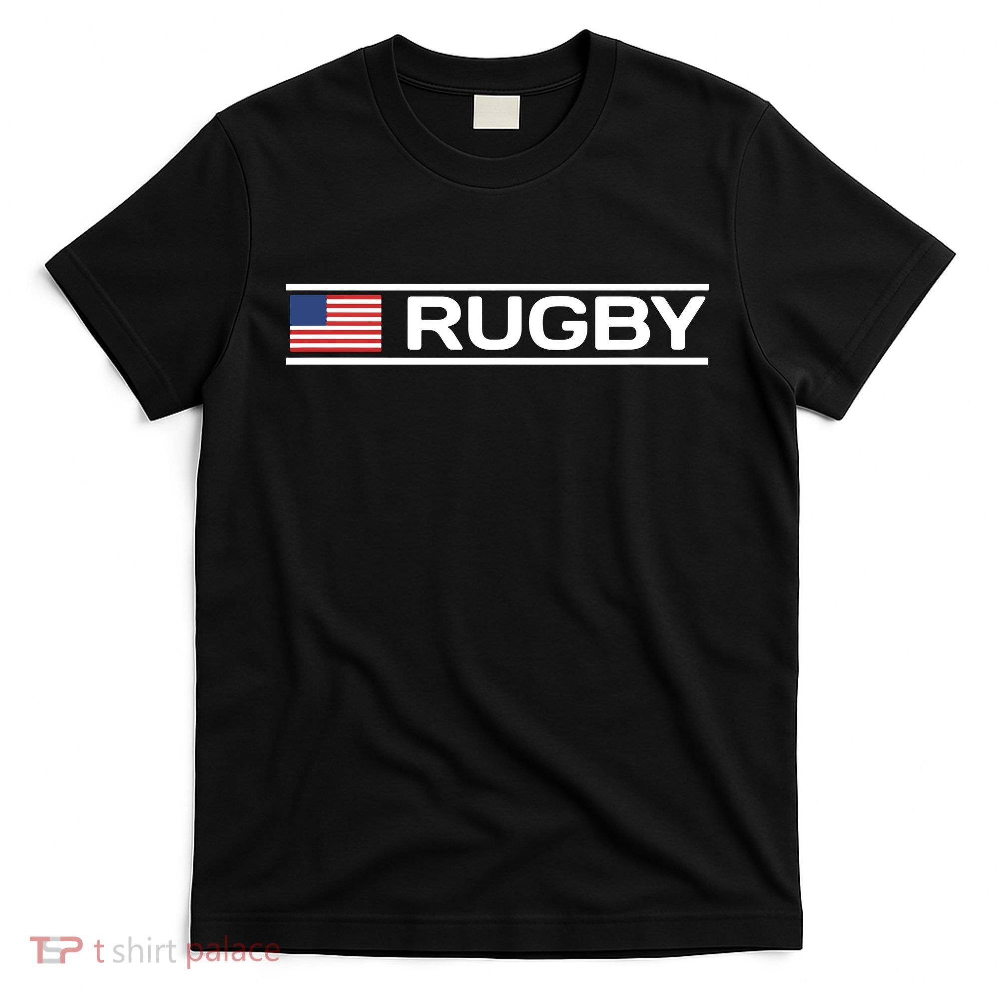 USA Flag Rugby T-Shirt