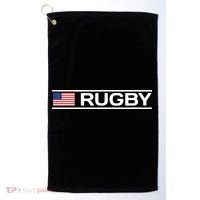USA Flag Rugby Golf Towel thumb 0