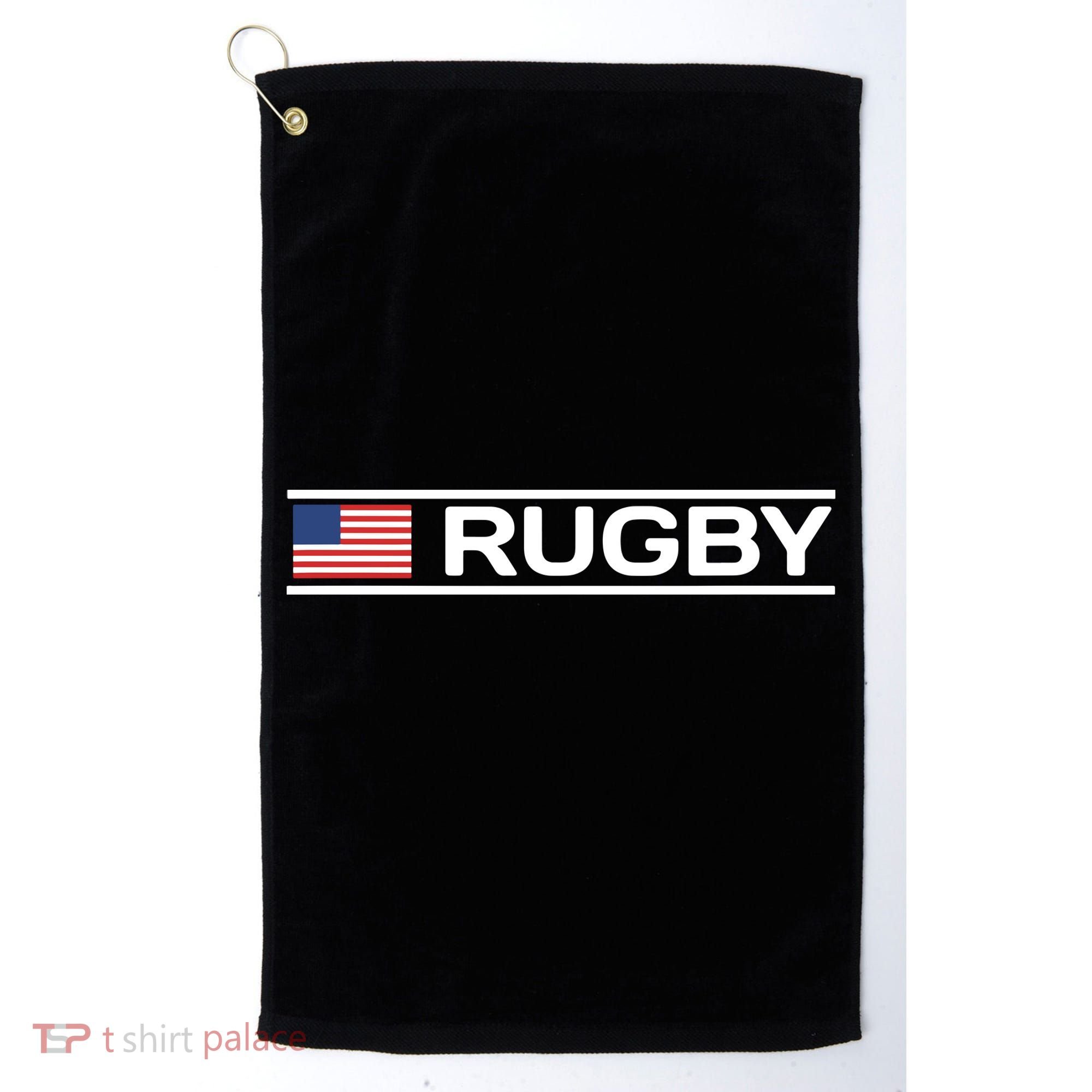 USA Flag Rugby Golf Towel