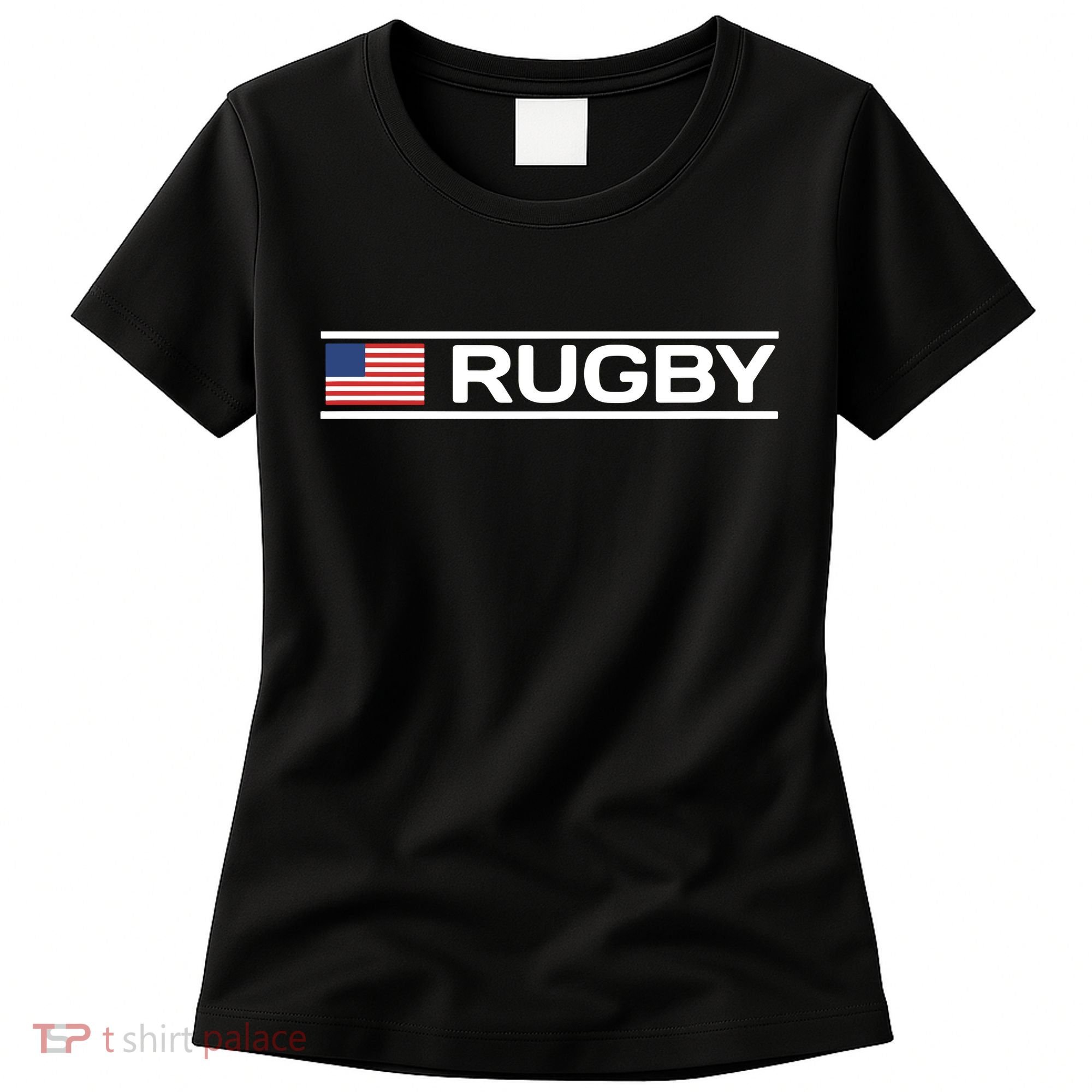 USA Flag Rugby Women's T-Shirt